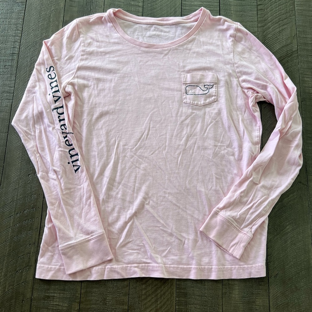 Vineyard Vines Light Pink Long Sleeve Tee